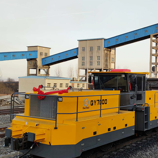 Tracteur ferroviaire de levage hydraulique diesel pour voie routière